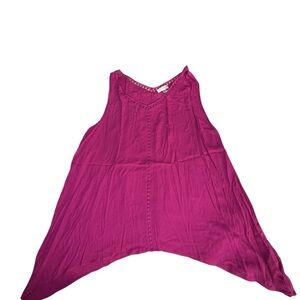Studio JPR Rayon Women's Pink Sleeveless Top Size XL